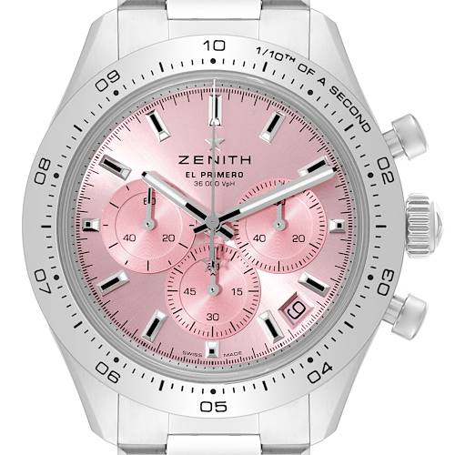 Photo of Zenith Chronomaster Sport Pink LE Steel Mens Watch 03.3109.3600 Unworn