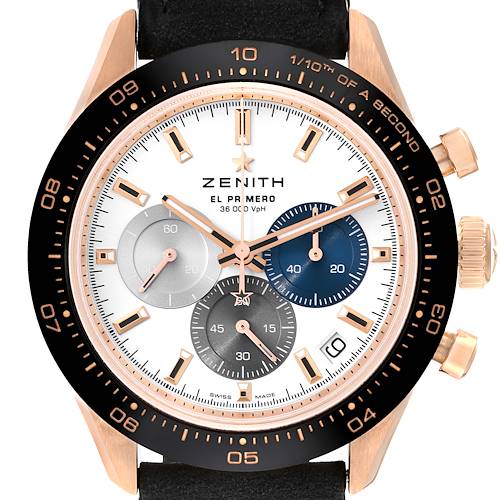 Photo of Zenith Chronomaster Sport El Primero Rose Gold Mens Watch 18.3100.3600 Unworn