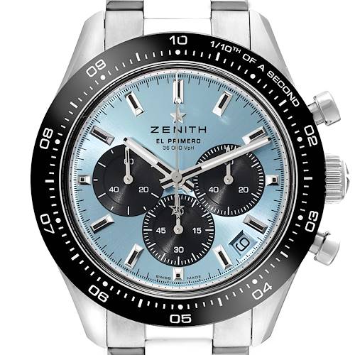 Photo of Zenith Chronomaster Sport Yoshida Limited Edition Steel Mens Watch 03.3104.3600 Box Card